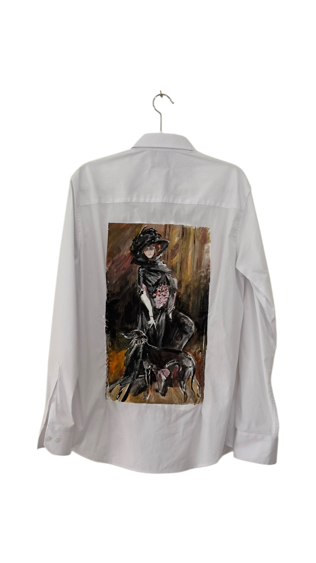 Casati e levriero - Boldini