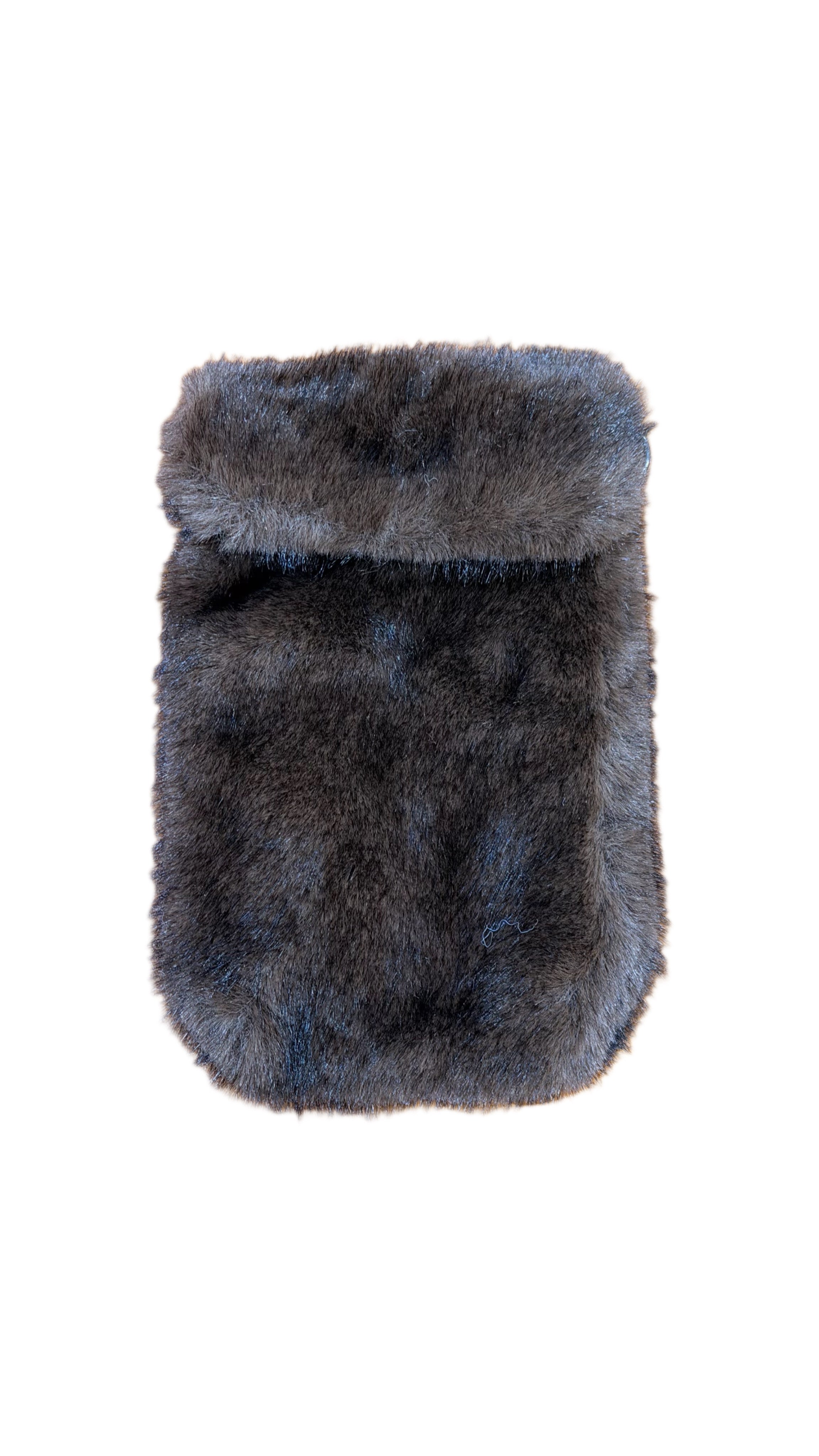 Portatelefono ecopelliccia Brown ￼